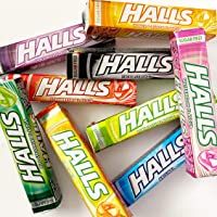 Halls Sin Azúcar Pack COMPLETO 9 sabores x 32 g (Extra Fuerte- Original Eucalipto- Miel-Limón- Cítricos Mix- Fresa…